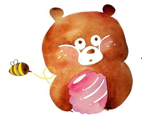 发疯吃瓜小熊视频,萌宠美食大作战